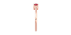 Bague solitaire en or rose avec rubis coussin