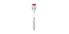 Bague rubis rond or blanc