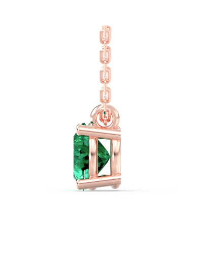 collier emeraude ovale
