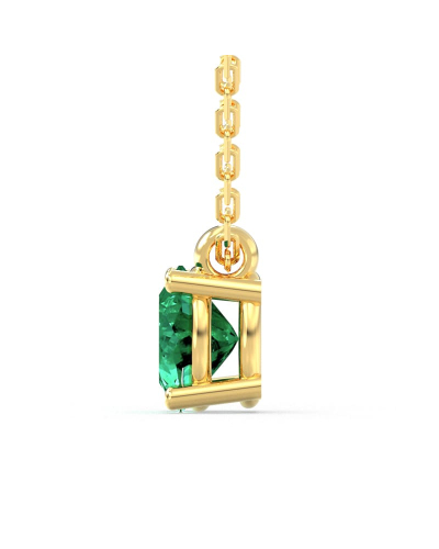 collier emeraude ovale