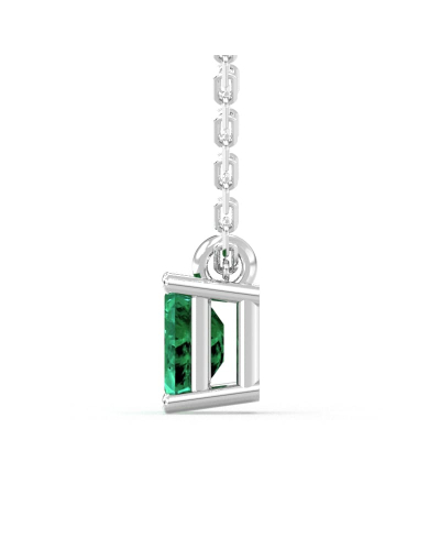 Collier emeraude or 18k
