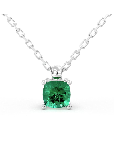 collier emeraude coussin