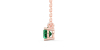 collier emeraude coussin