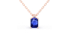 collier emeraude saphir or rose