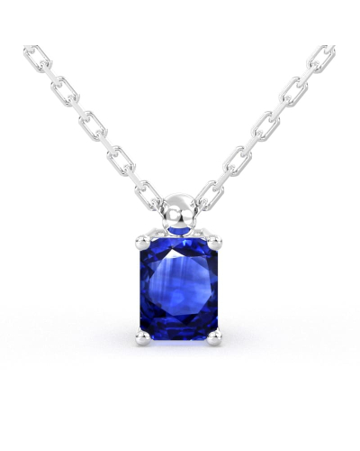 collier emeraude saphir or blanc
