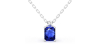 collier emeraude saphir or blanc