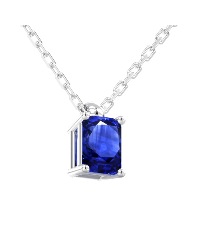 collier emeraude saphir or blanc