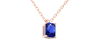 collier emeraude saphir or rose