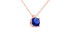 collier emeraude saphir or rose
