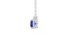 collier emeraude saphir or blanc