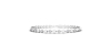 bracelet diamants coeur en or blanc
