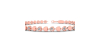 bracelet diamants coeur en or rose