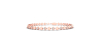 bracelet diamants coeur en or rose