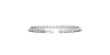bracelet diamants coeur en or blanc
