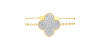 bracelet diamants coeur en or jaune