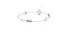 bracelet diamants coeur en or blanc