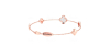 bracelet diamants coeur en or rose