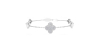 bracelet diamants coeur en or blanc