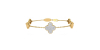 bracelet diamants coeur en or jaune