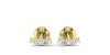 Boucles d'oreilles rond or jaune 18 carats et diamants