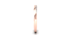 demi alliance diamant en or rose