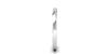 demi alliance diamant en or blanc