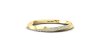 demi alliance diamant en or jaune