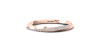 demi alliance diamant en or rose