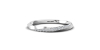 demi alliance diamant en or blanc