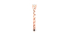solitaire diamant simple en or rose