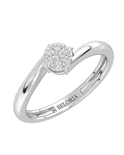 solitaire diamant en or blanc