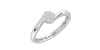 solitaire diamant en or blanc