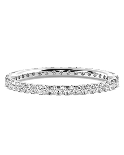 Alliance demi-tour diamants