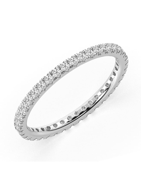 Alliance demi-tour diamants 2