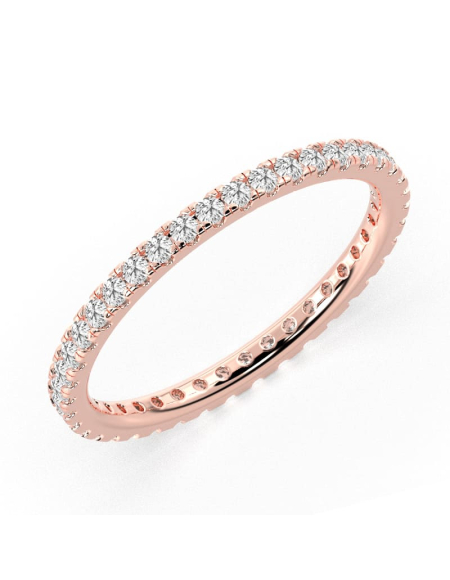 Alliance demi-tour diamants 2