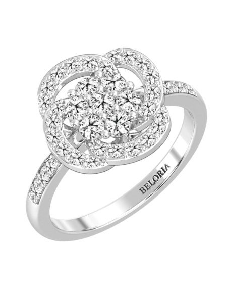 solitaire rose en or jaune 2