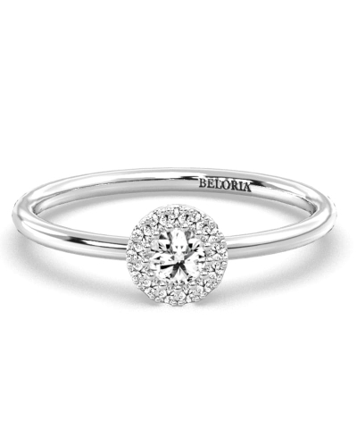 Bague en or blanc 18carats et diamants