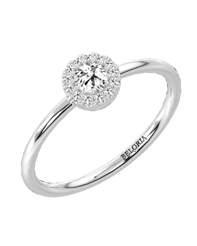Bague en or blanc 18carats et diamants