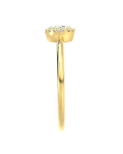Bague en or jaune 18carats et diamants