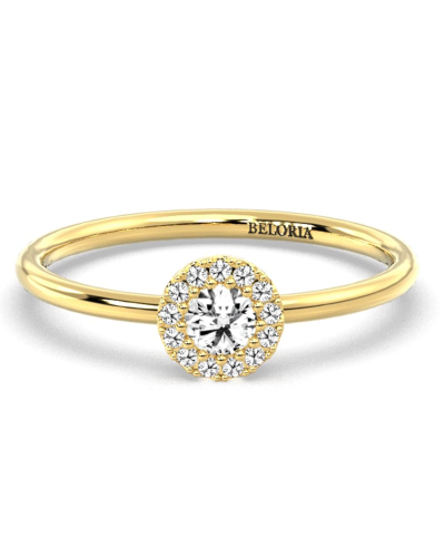 Bague en or jaune 18carats et diamants