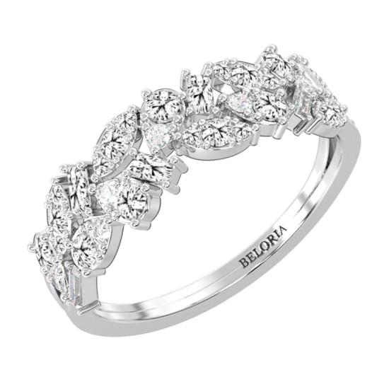 Bague imposante diamants