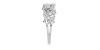 Bague imposante diamants
