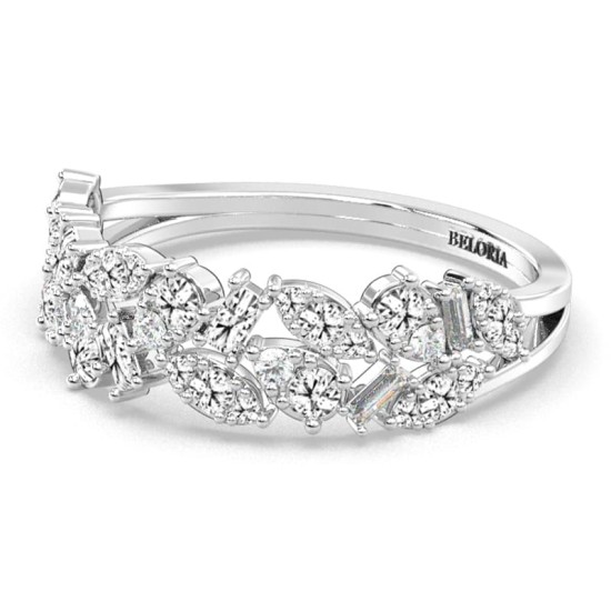 Bague imposante diamants