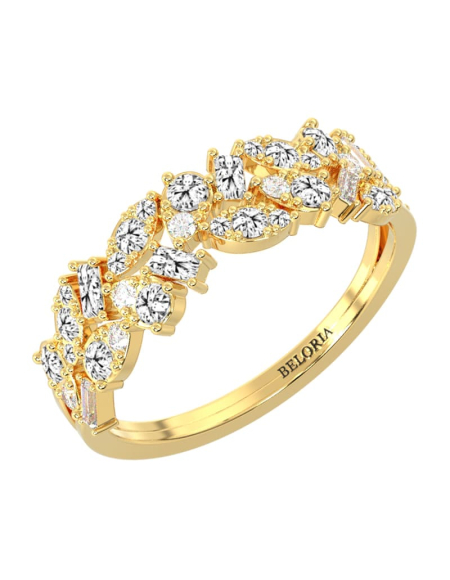 Bague imposante diamants 2