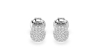 Boucles d'oreilles rond or jaune 18 carats et diamants