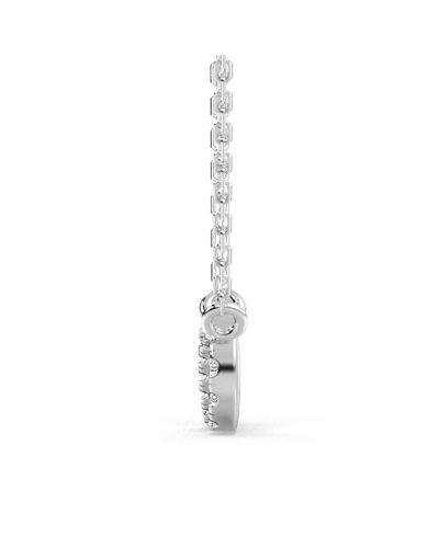 collier rond en or blanc 18k
