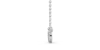 collier rond en or blanc 18k