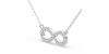 collier rond en or blanc 18k