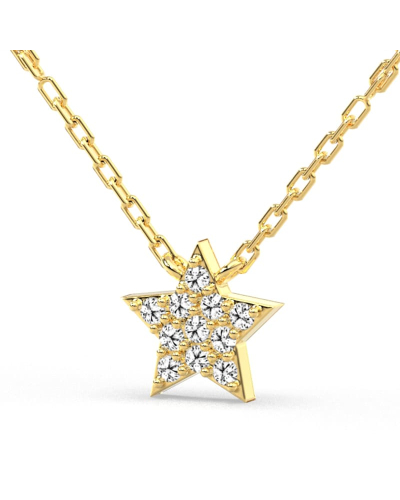 collier étoile en or 18k