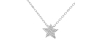 collier étoile en or 18k